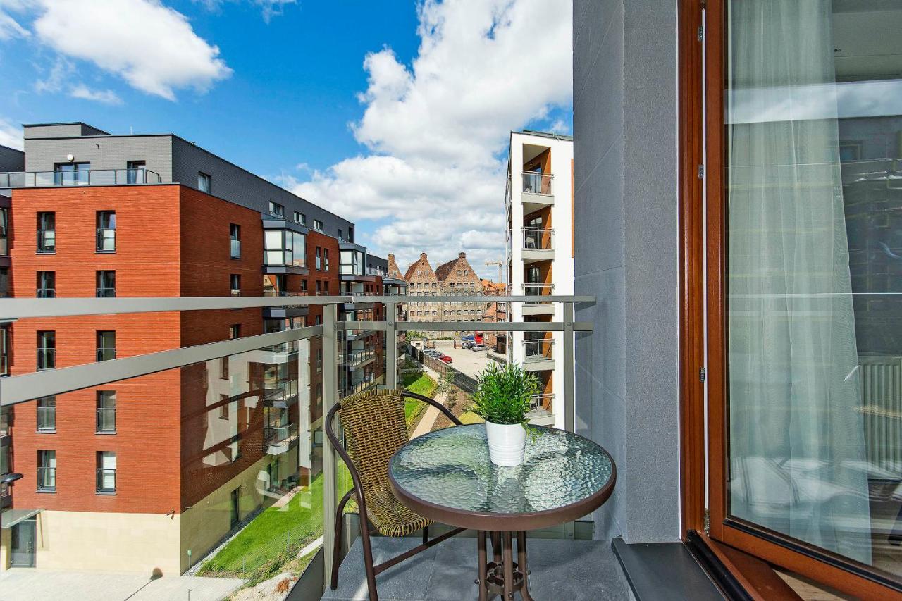 Stylish Apartment Oldtown Riverview Balcony Gdańsk Eksteriør billede